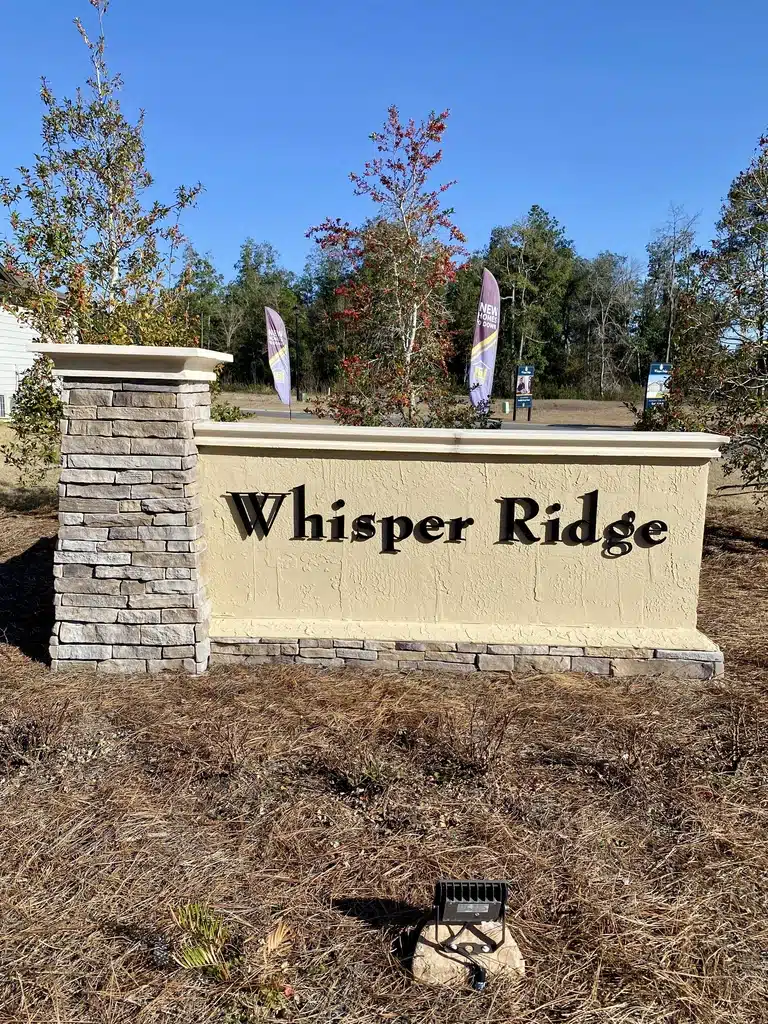 Monument sign