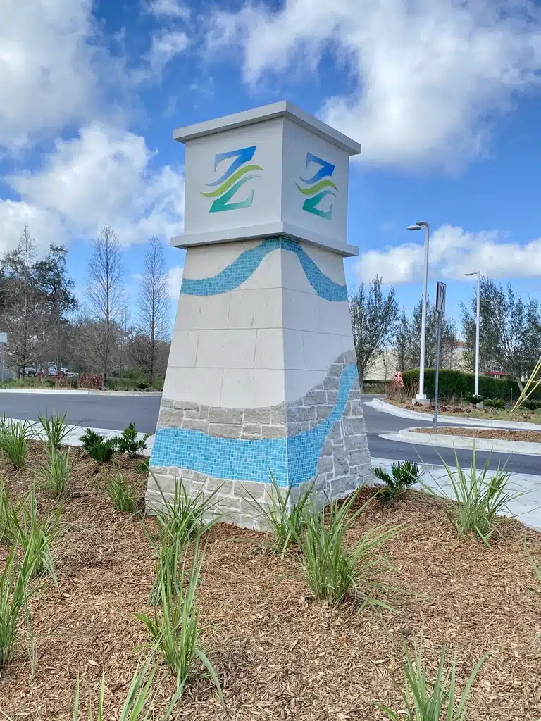 Monument sign