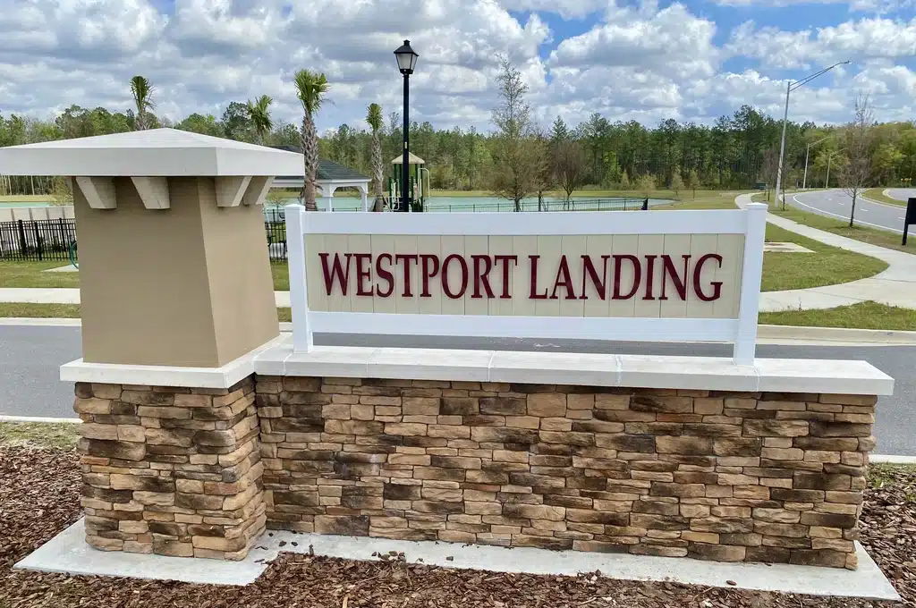 Monument sign