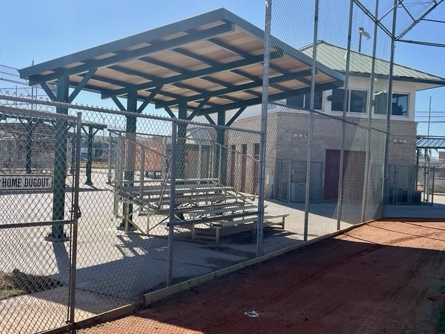 Baseball stands shelter