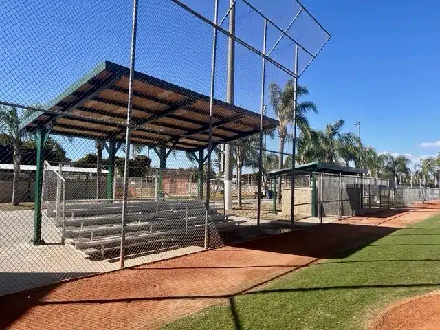 Baseball stands shelter