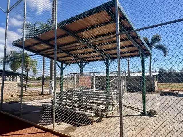 Baseball stands shelter