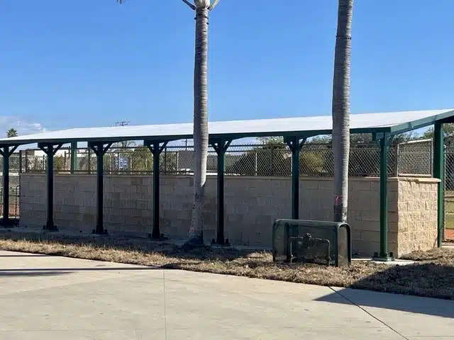 Baseball dugout shelter